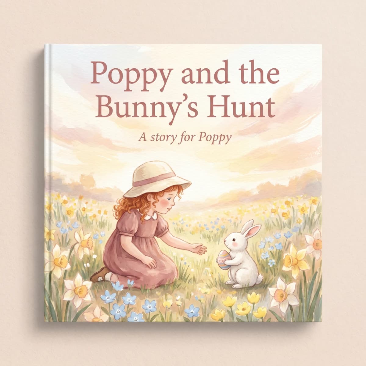 A one-of-a-kind hardcover Easter storybook starring a child as the hero of the story