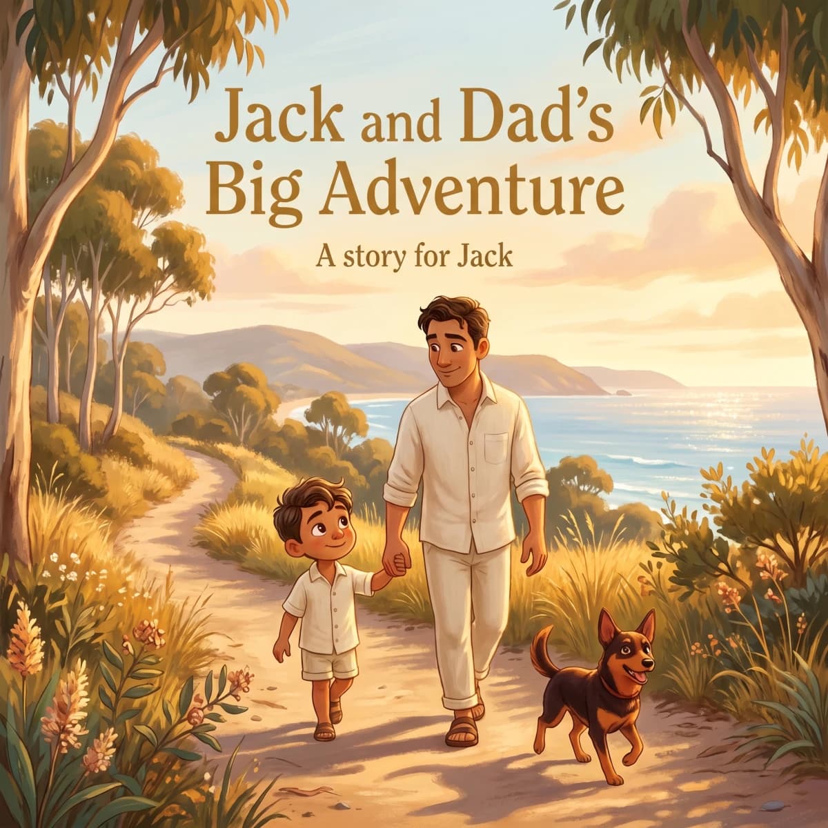 A one-of-a-kind hardcover Father's Day storybook starring a dad and his child