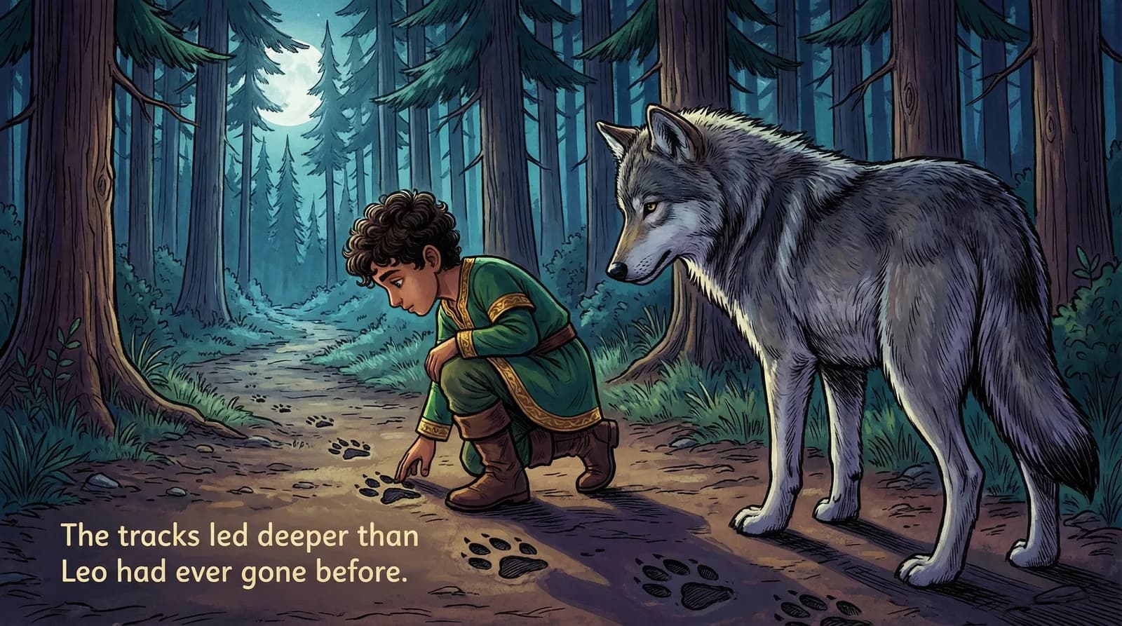 A spread from inside