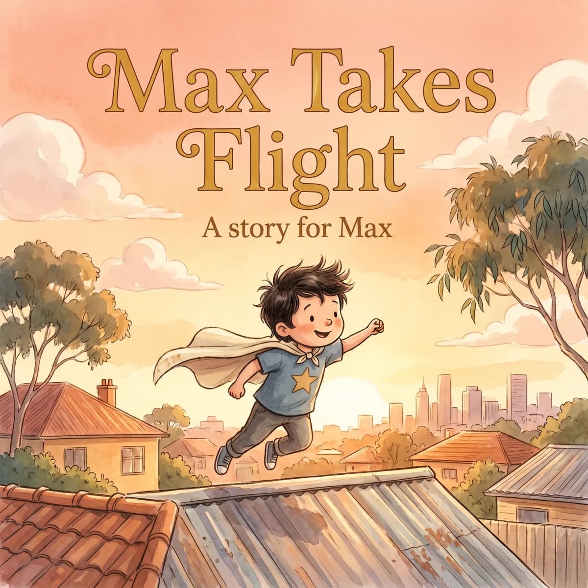 A one-of-a-kind hardcover superhero storybook starring a child as the hero
